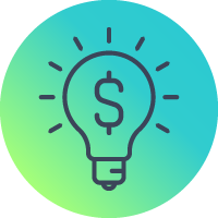 Financial support icon