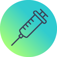 Vaccination support icon